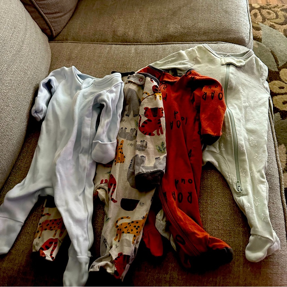 Gerber, and cloud island newborn footies